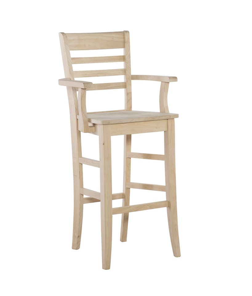 30" Roma Arm Bar Stool