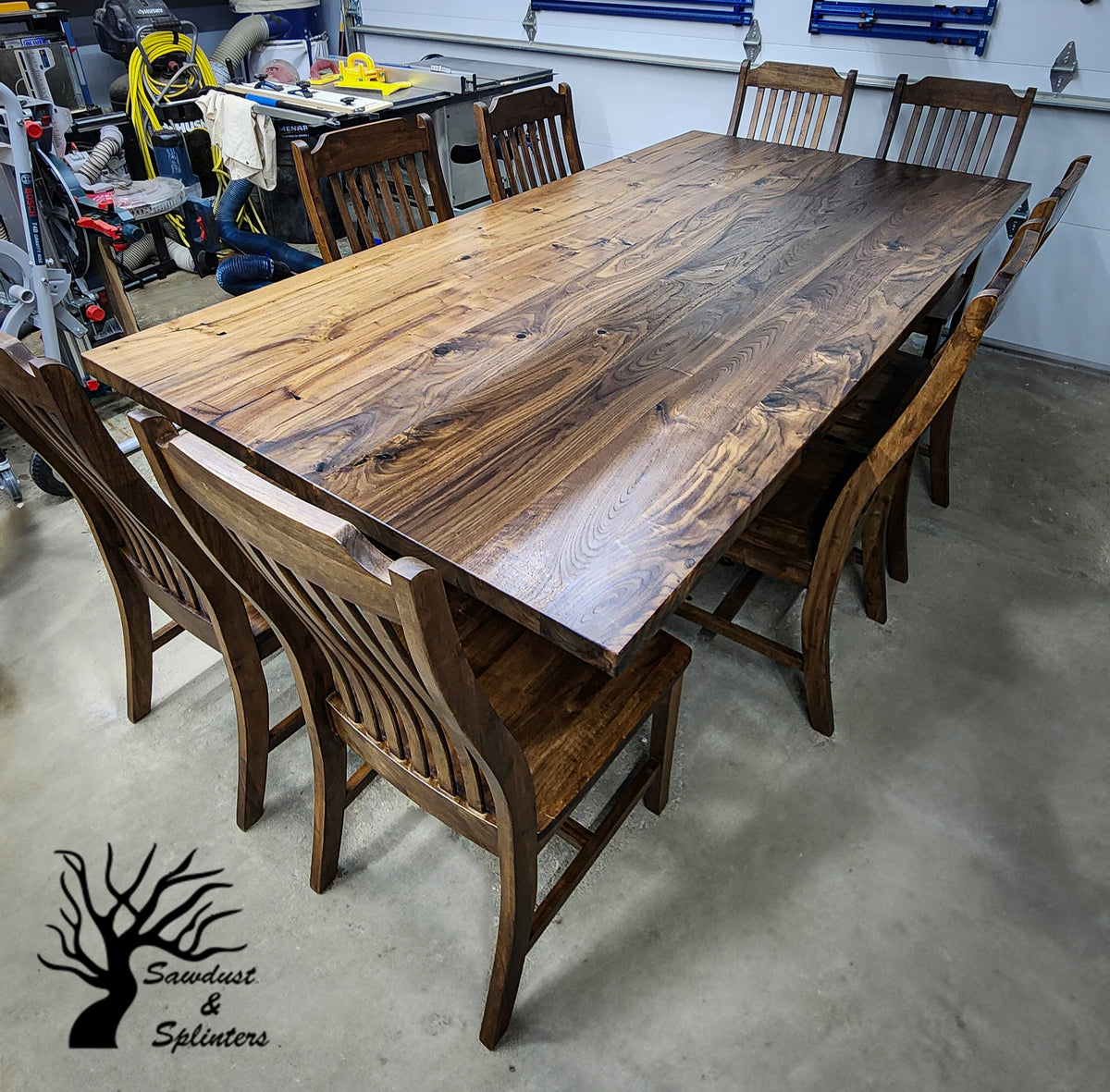 Rustic Walnut Remy table