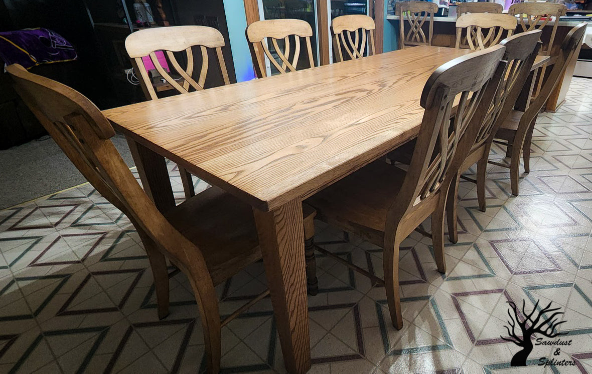 Red Oak Sawyer Table