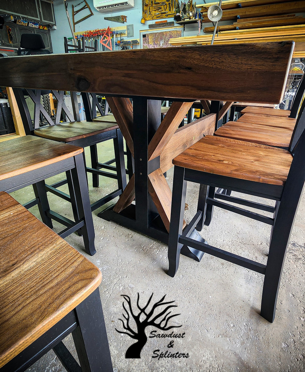 Counter Height Walnut Maui Table