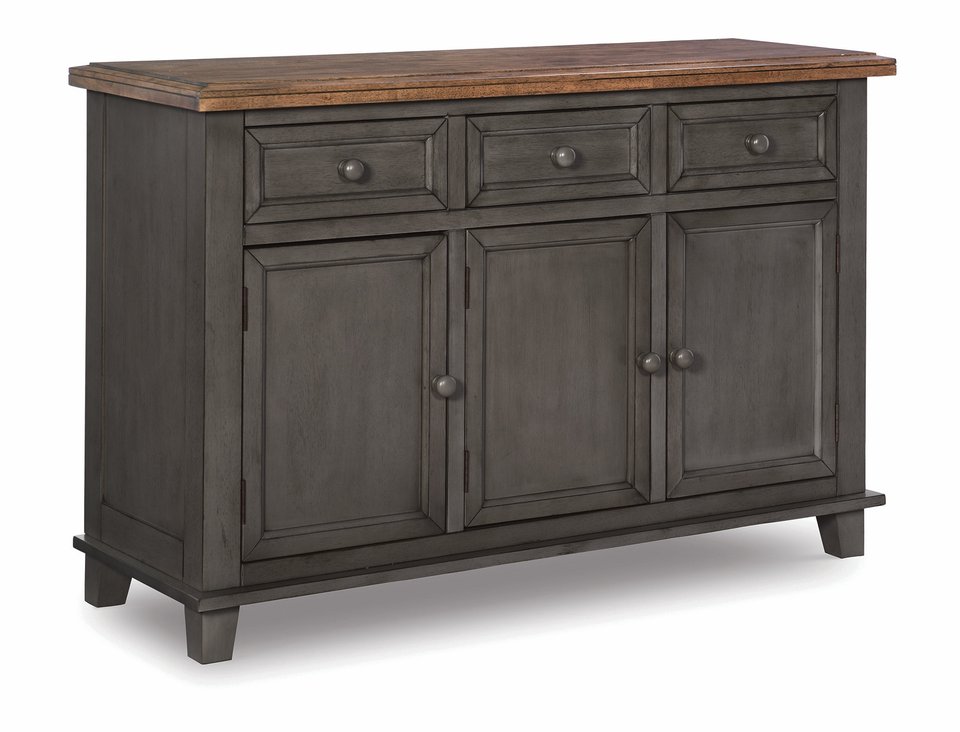 Vista Solid Wood Buffet – Hickory & Coal Finish