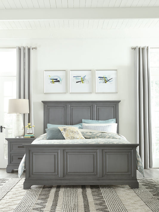 Summit Bed – Heather Gray