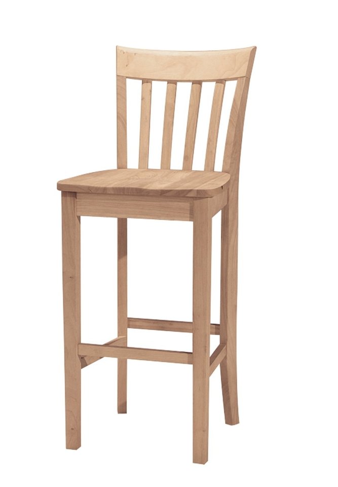 30" Slatback Bar Stool